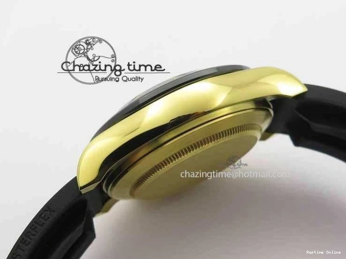 0301 Daytona YG 116518LN JH Best Edition Black Dial On Rubber Strap A4130 (Free XS rubber strap) WeatherProof 3645